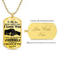 To my Son-Dad loves you-Necklace