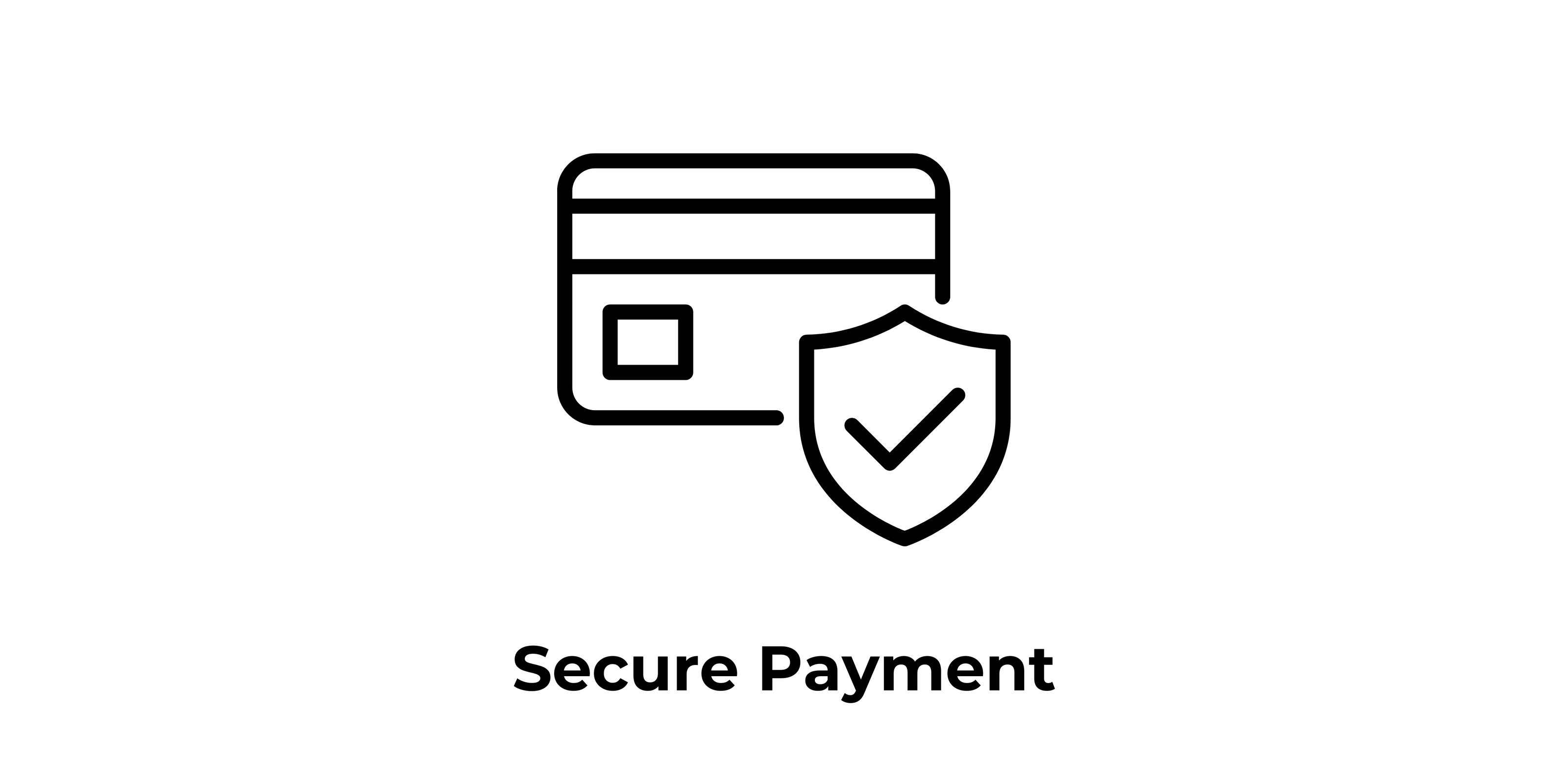 Image showing secure payment icon.