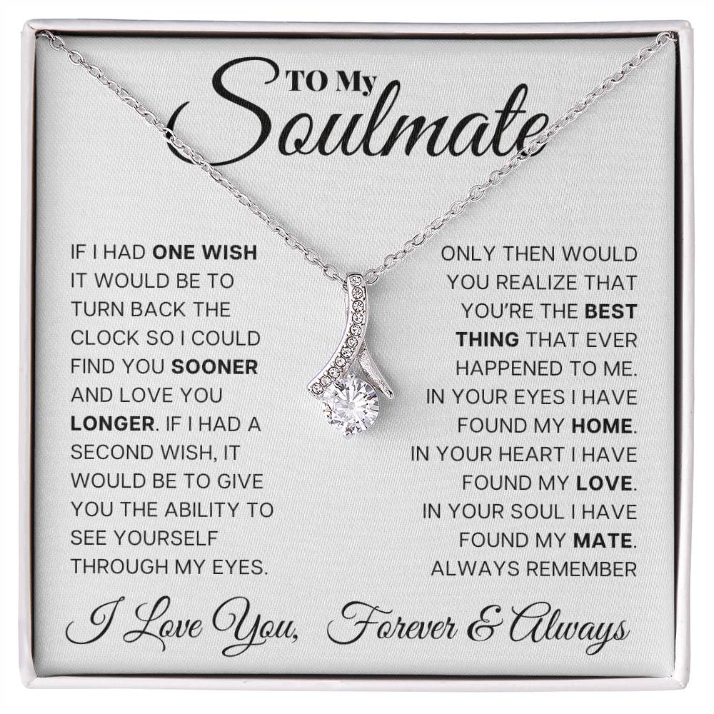 Alluring Beauty Necklace - To My Soulmate