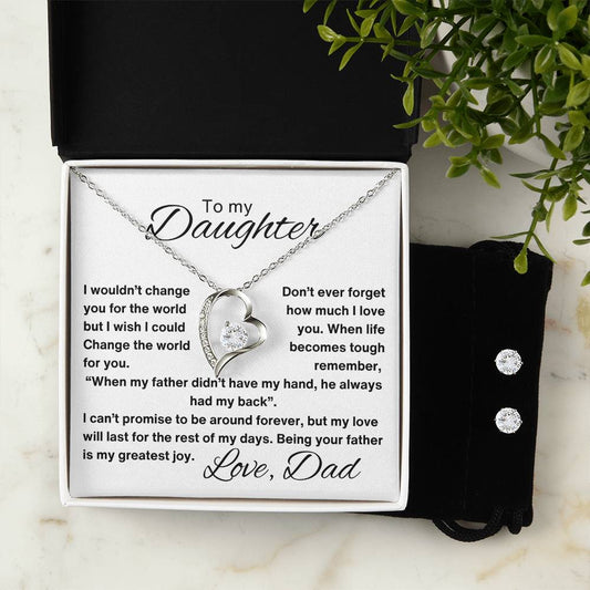 To my Daughter | Forever Love Necklace | Best gift from Dad