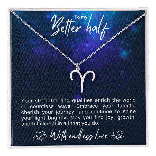 Gift for Her | Zodiac Name Necklace